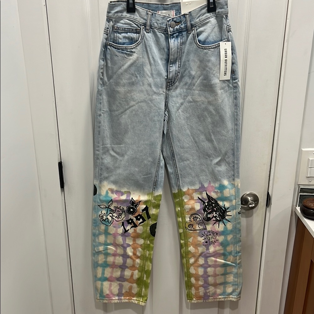 Urban Outfitters Graffiti Denim